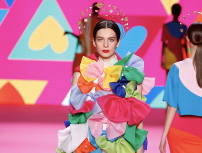 Ágatha Ruiz de la Prada ilusiona con su pasarela motorista